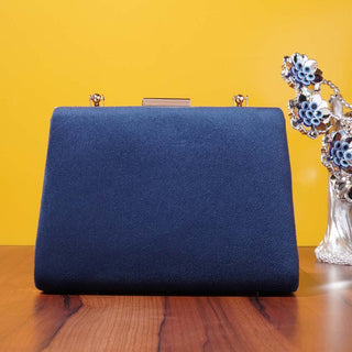 Royal Blue Fabric Clutch