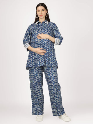 Sky & See Blue Cotton Co-Ord Set