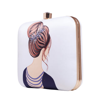 Elegant Me Printed Women Clutch